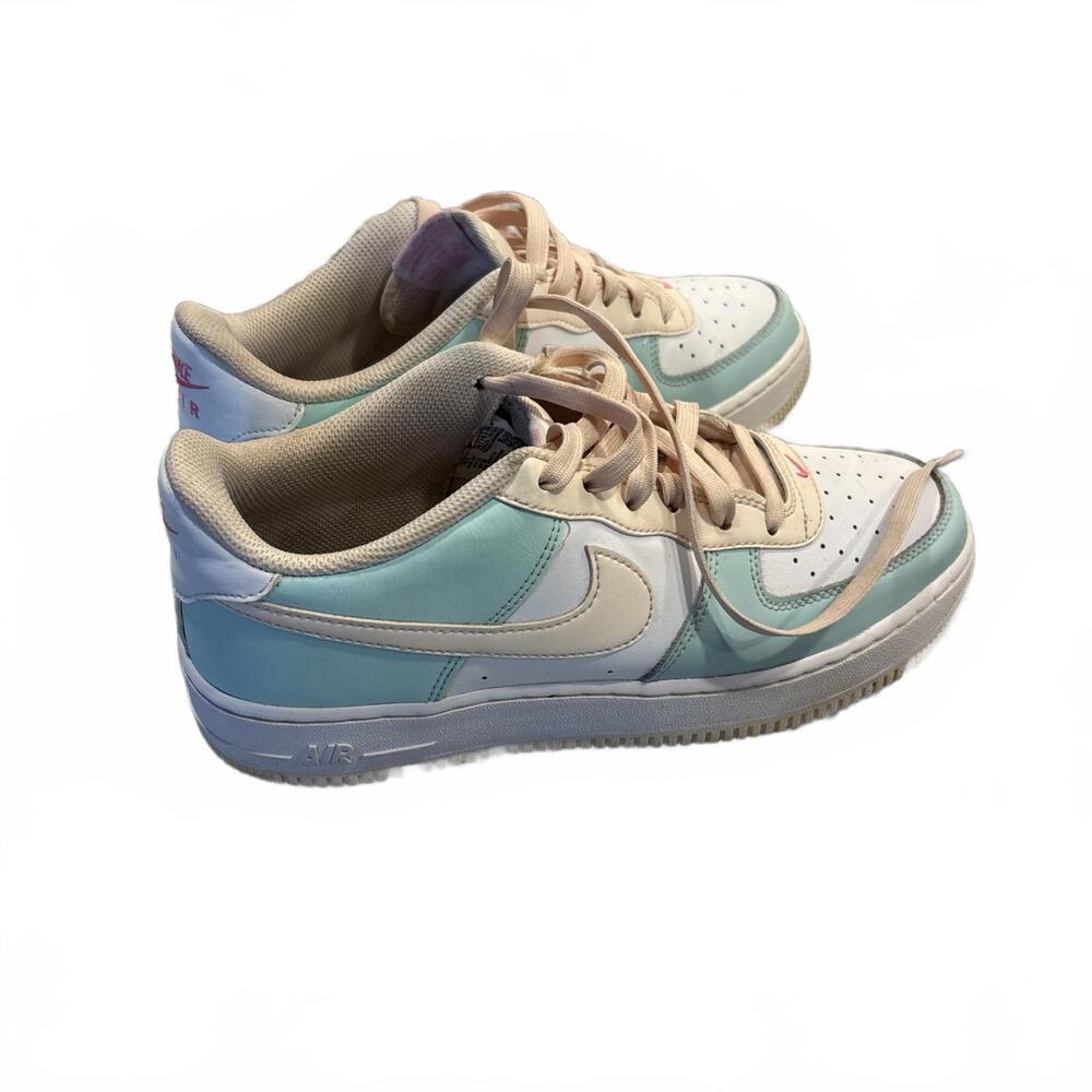 Nike Air Force 1 Low (GS) Men's/Kid's 7‎ Emerald Rise-Guava Ice